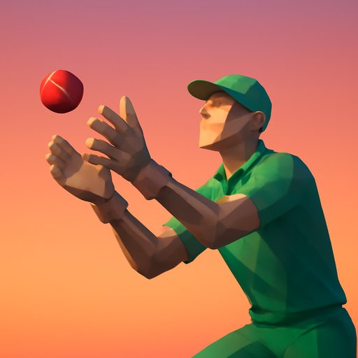 EG33 উইকেটকিপার ক্যাচ নিচ্ছে